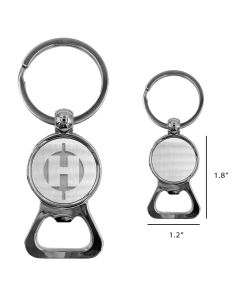 Roun Bottle Opener Keyring