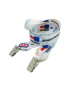 3/8" Full Color Double Ended Attachement Lanyard