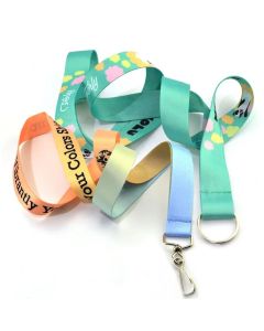 3/8" Full Color Polyester Lanyard