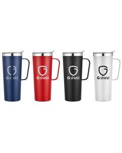 28oz Double Wall Vacuum Camping Mug with Handle