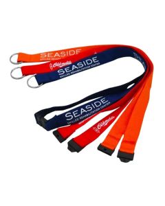 3/8" x 36" Polyester Silkscreen Lanyard with Safety Breakaway