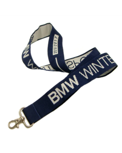 1/2" Woven Lanyard with Buckle Release and Retractable Reel