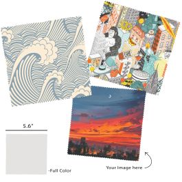 USA Made Full Color Micro Fiber Cleaning Cloth (6
