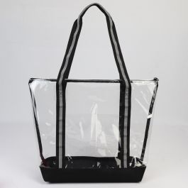 Clear Tote Bag with Zipper