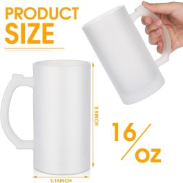 16oz Frosted Beer Mug